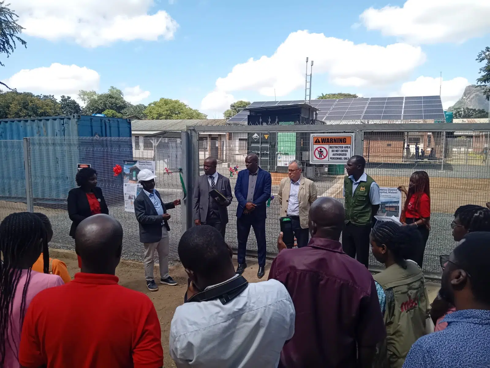 Malawi electrolyser handover