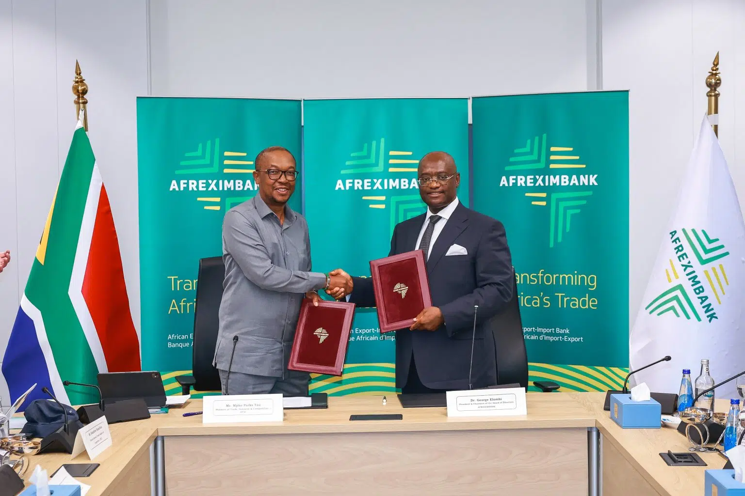 Afreximbank signing ceremony