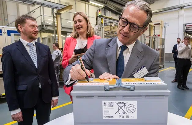 Clarios 100-millionth battery signing