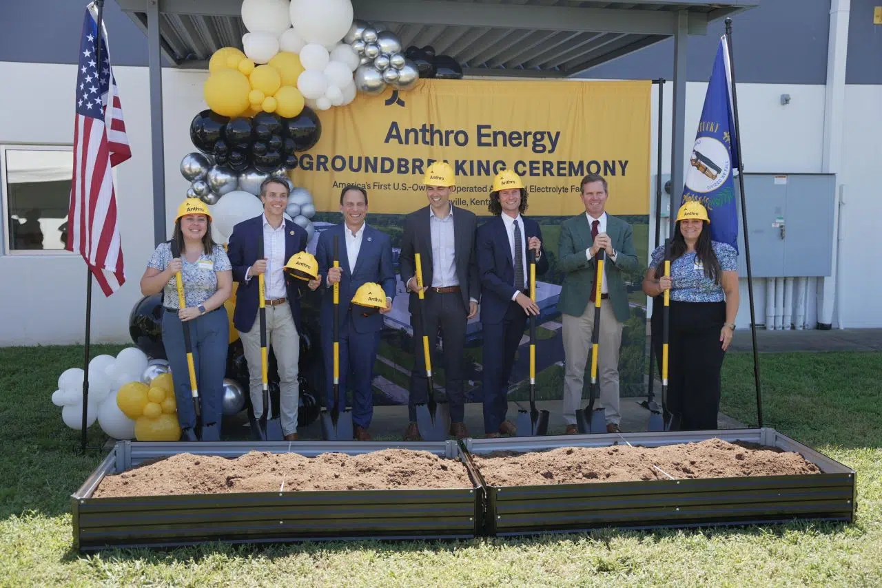 Antrho Energy groundbreaking ceremony