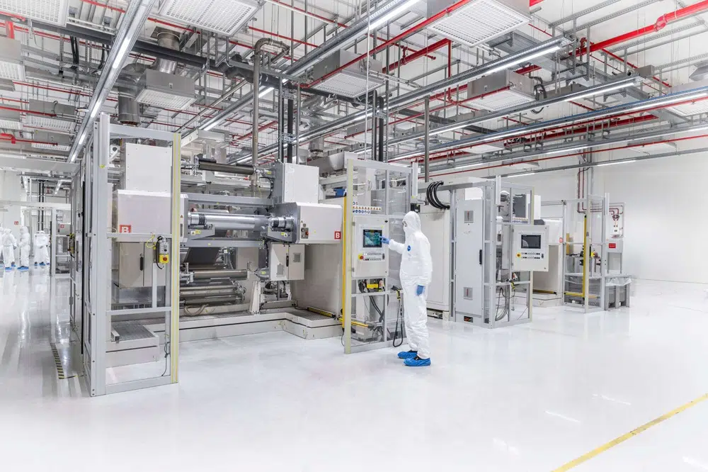 battery cell production